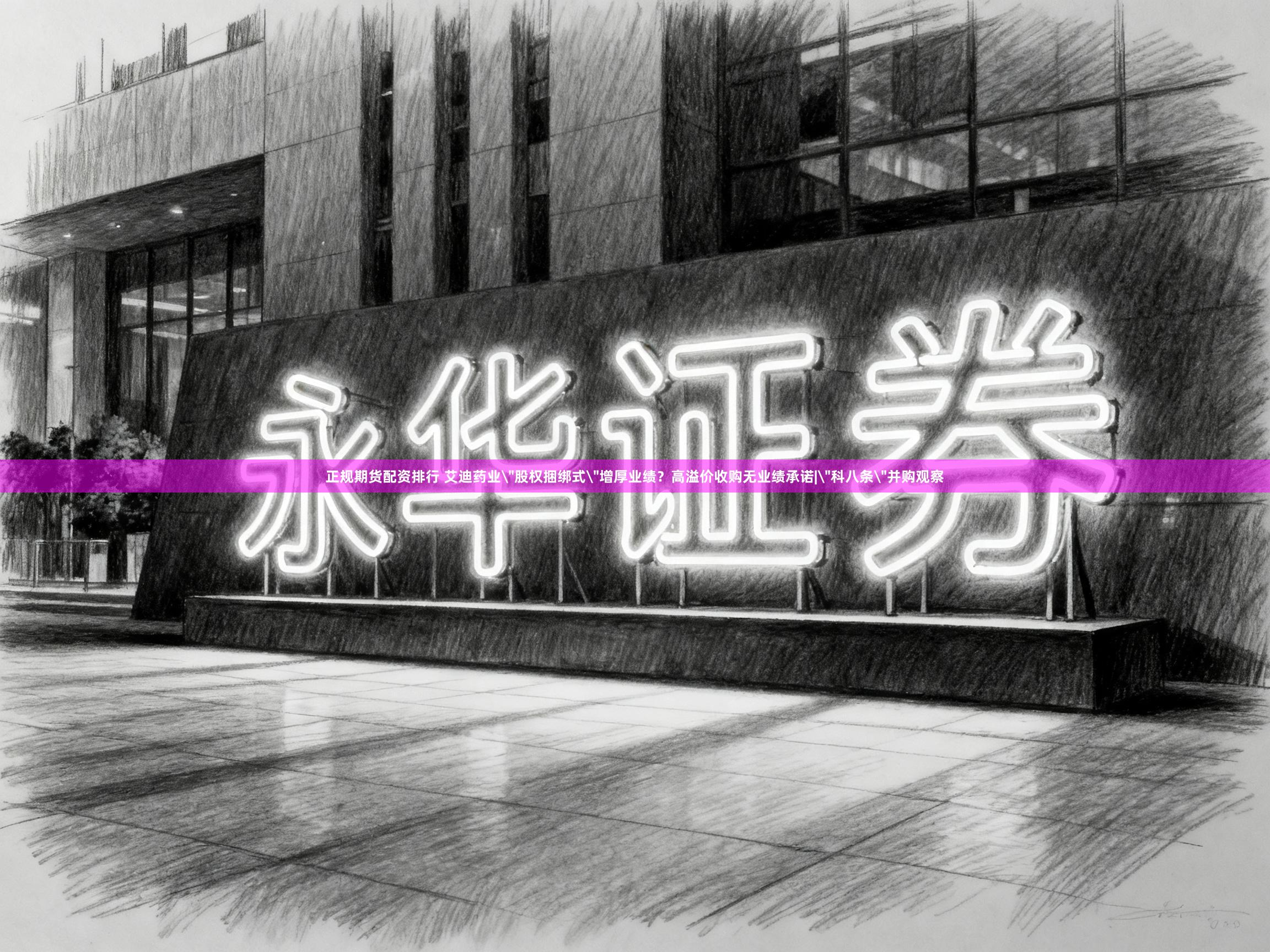 正规期货配资排行 艾迪药业＂股权捆绑式＂增厚业绩？高溢价收购无业绩承诺|＂科八条＂并购观察