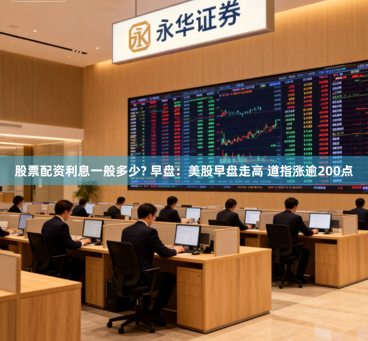 股票配资利息一般多少? 早盘：美股早盘走高 道指涨逾200点