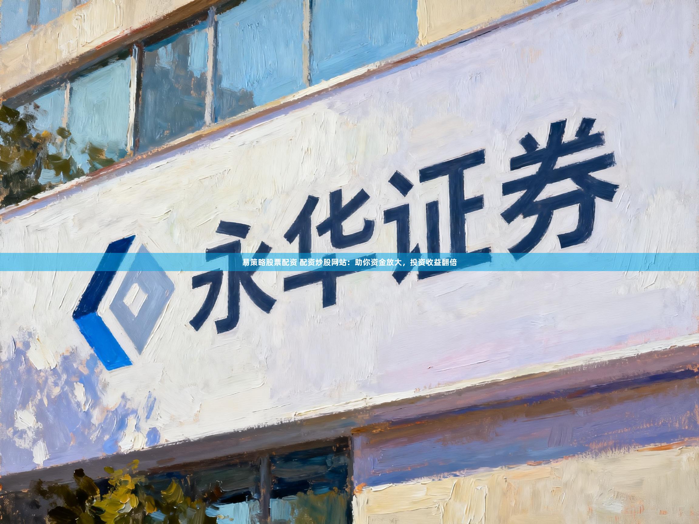 易策略股票配资 配资炒股网站:助你资金放大,投资收益翻倍